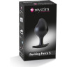 Анальная втулка MYSTIM Buttplug Rocking Force S с электростимуляцией, чёрная (блок импульсов — отдельно) 46270