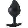 Анальная втулка MYSTIM Buttplug Rocking Force S с электростимуляцией, чёрная (блок импульсов — отдельно) 46270